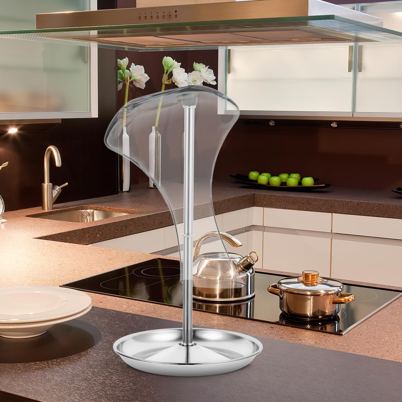 Wine Decanter Drying Stand with Drip Tray Stable Rack Holder for Neat Storage and Quick Drying Ideal for Home Bar and Kitchen Use - Image 9