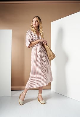 Viscata Estartit Espadrille Canvas Wedges Spain Handmade 3 12 Heel Women's Sandals with Breathable Organic Cotton Canvas and 100% Natural Jute Midsole for all Occasions: Casual, Work, Party