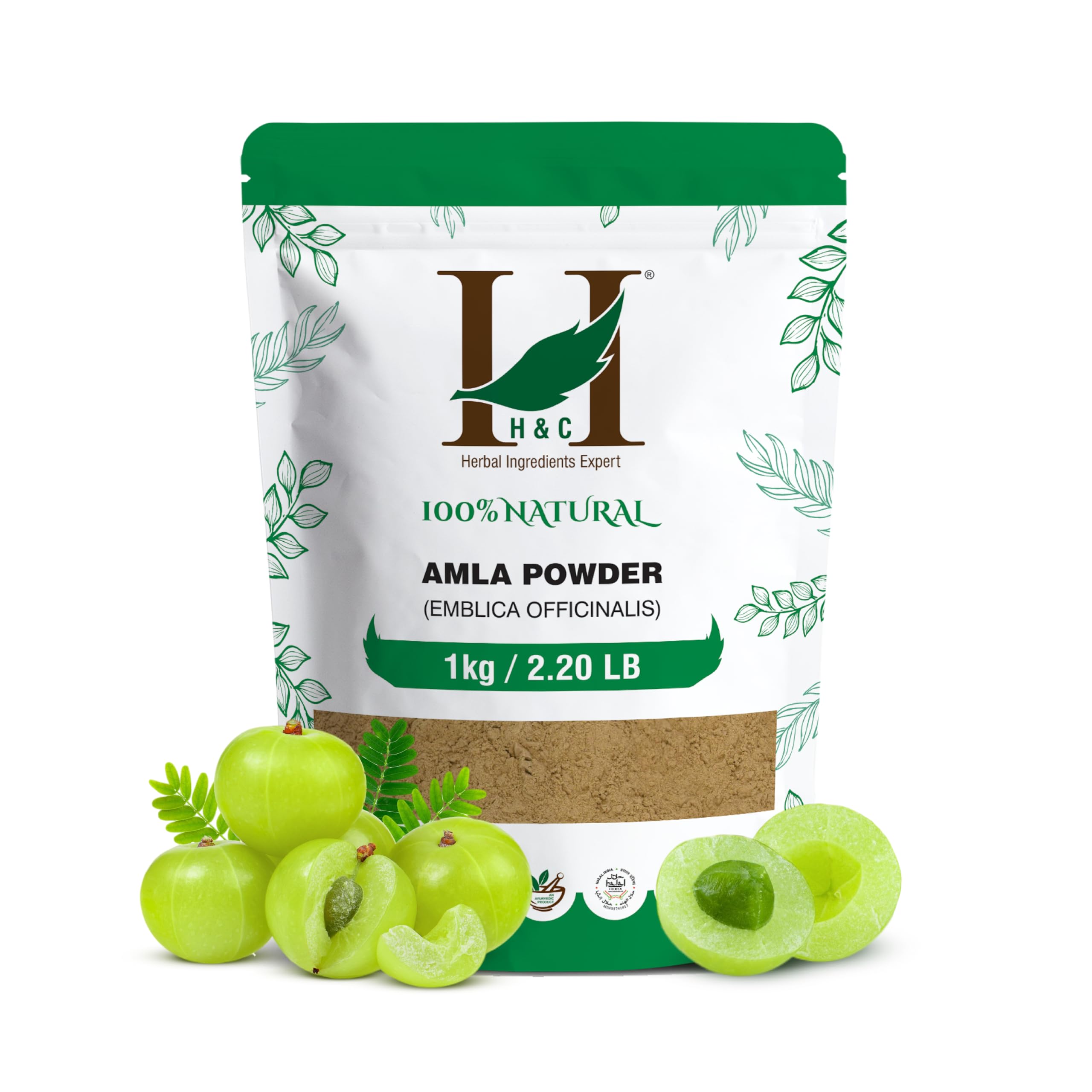 H&C 100% Natural Amla Powder (Emblica Officinalis) (1Kg)