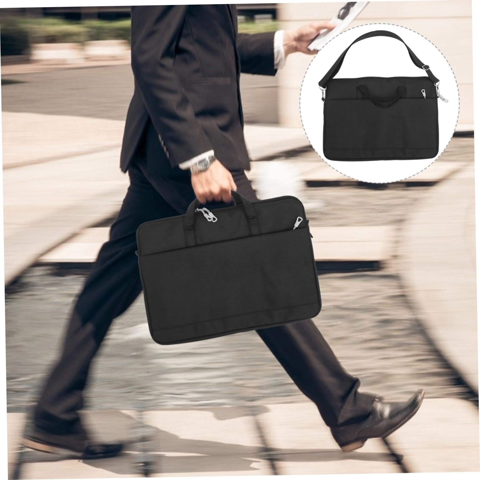 1 Set Borsa Del Computer Portatile Borsa Del Computer Di Protezione Del PC Cinghia Di Spalla Dell'Organizzatore Del Sacchetto Cassa Del Computer Portatile Custodia Per Il Computer
