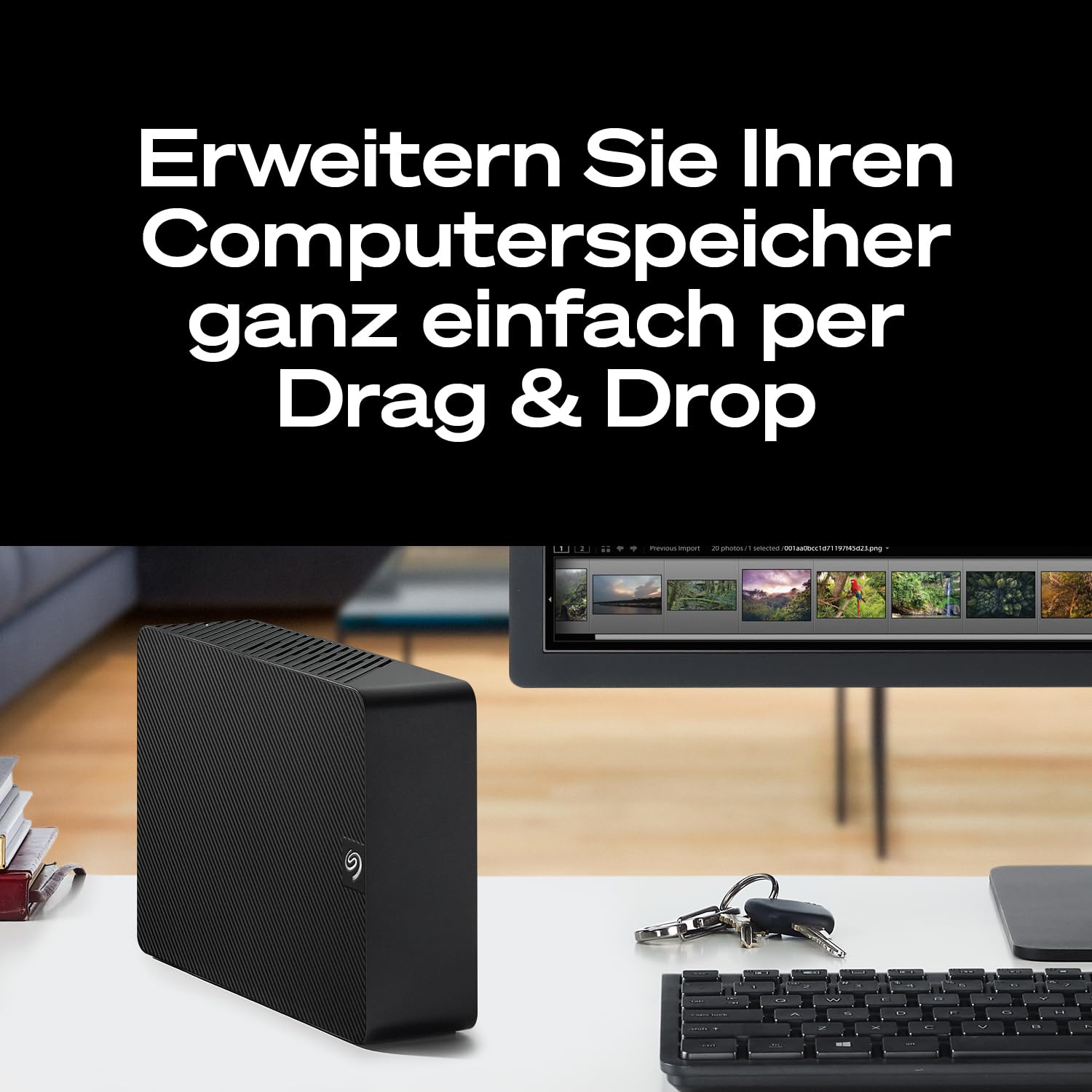 Seagate Expansion Desktop 20TB Externe Festplatte 3.5 Zoll USB 3.0