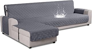 VANSOFY Polyester Upgraded Sectional Couch Covers Waterproof L Shaped Sofa Slipcover Reversible Chaise Lounge Cover for Se Price In India