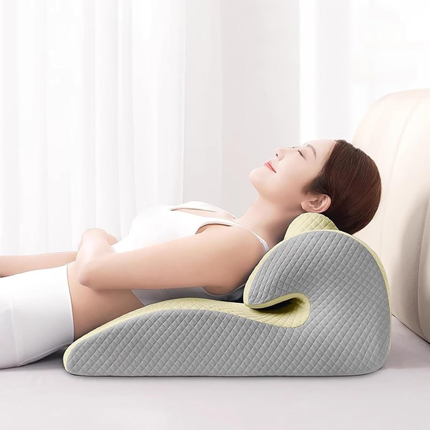 Intimacy Cushion for Couples, Ergonomic Butt Pillow with 3D Contours, Designed for Deep Support, Privacy, and Effortless Cleaning (SN.06)