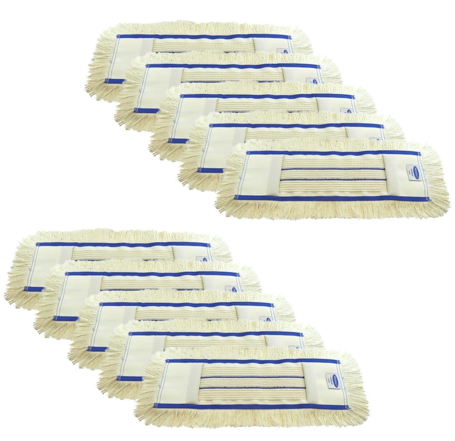 maxxi4you 10 x Premium Wischmopp Bodenwischer Baumwolle 60 cm