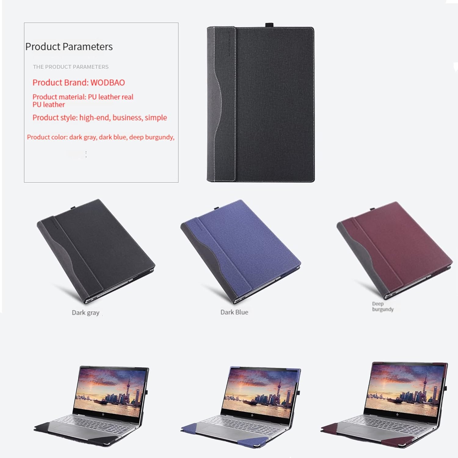 Laptop Sleeve for Samsung Galaxy Book4 Pro 360 Book3 Ultra Laptop Shell-Proof 14-inch Laptop Liner Leather case (Wine red)