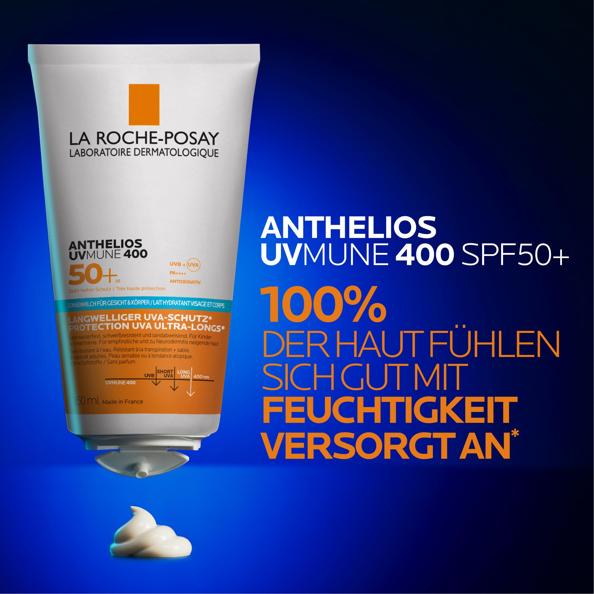 La Roche-Posay Anthelios Uvmune Face And Body Milk SPF 50+ Yüz Ve Vücut İçin 150 ml