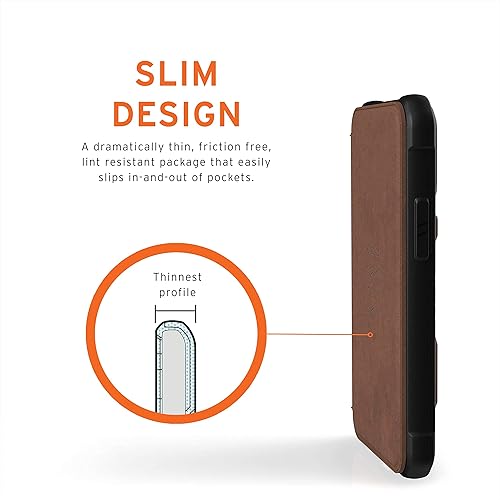 Miniatura 6 de URBAN ARMOR GEAR UAG - Funda diseñada para iPhone 12 Mini, pantalla de 5.4 pulgadas, con ranuras para tarjetas y soporte de visión, funda protectora