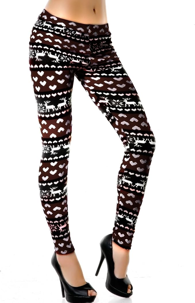 Toocool - Leggings Donna Fantasia Cuori Pantaloni Maglina Elasticizzati  Nuovi F9081 : Amazon.it: Abbigliamento