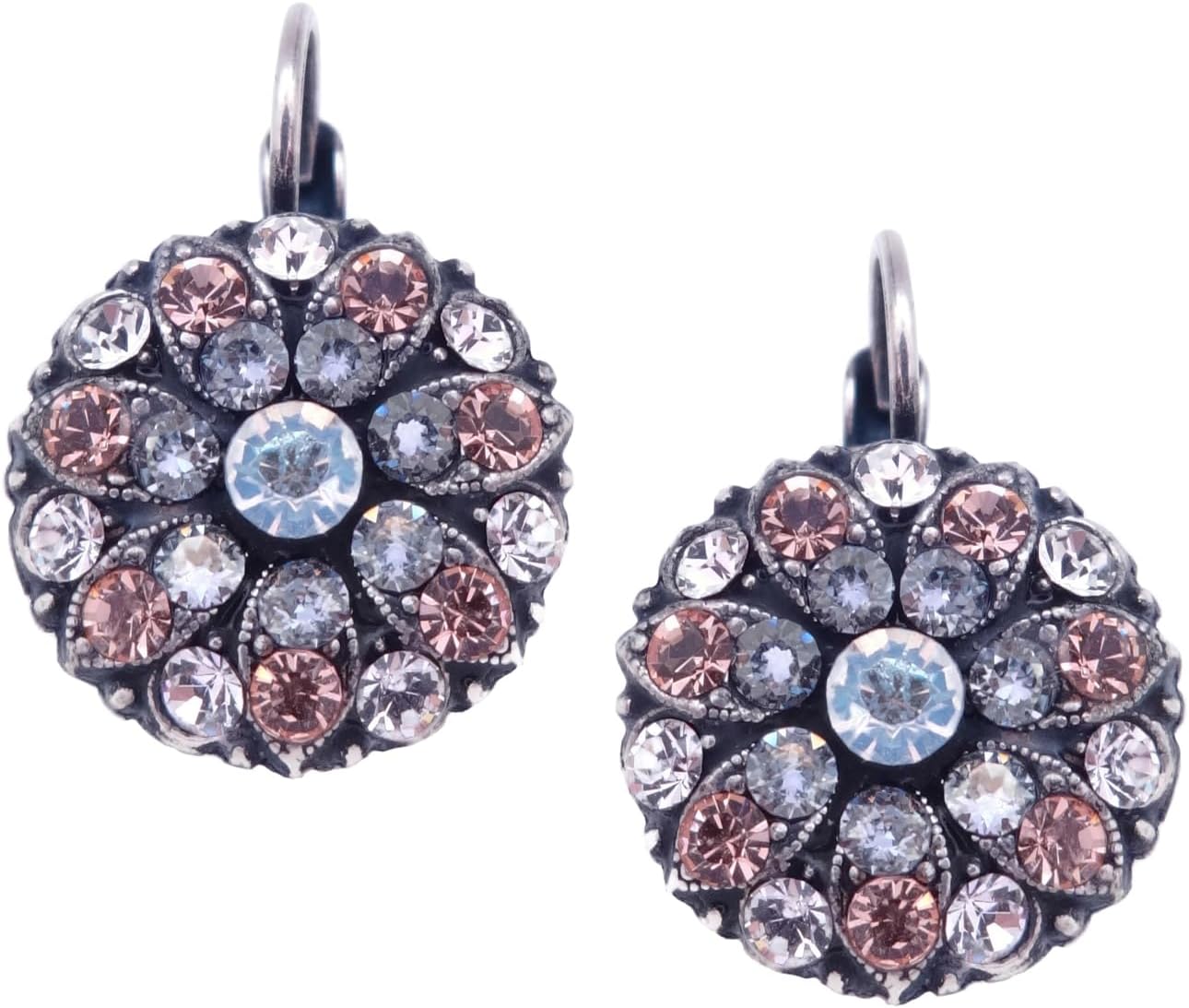 Mariana Dancing in the Moonlight シルバートーン イヤリング シャンパンとムーンライト クリスタルミ