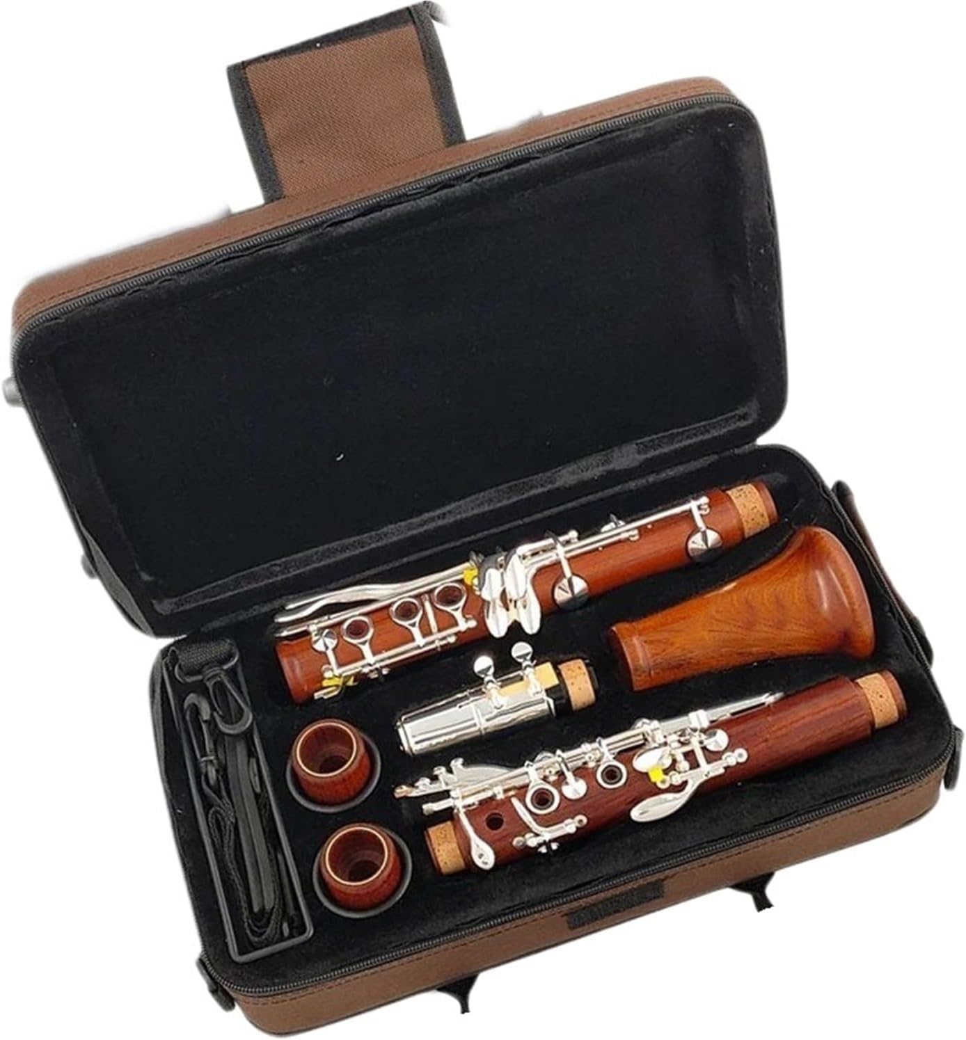 Clarinet Rosewood Professional Bb Silver Plated 17 Keys M13 Clarinet
