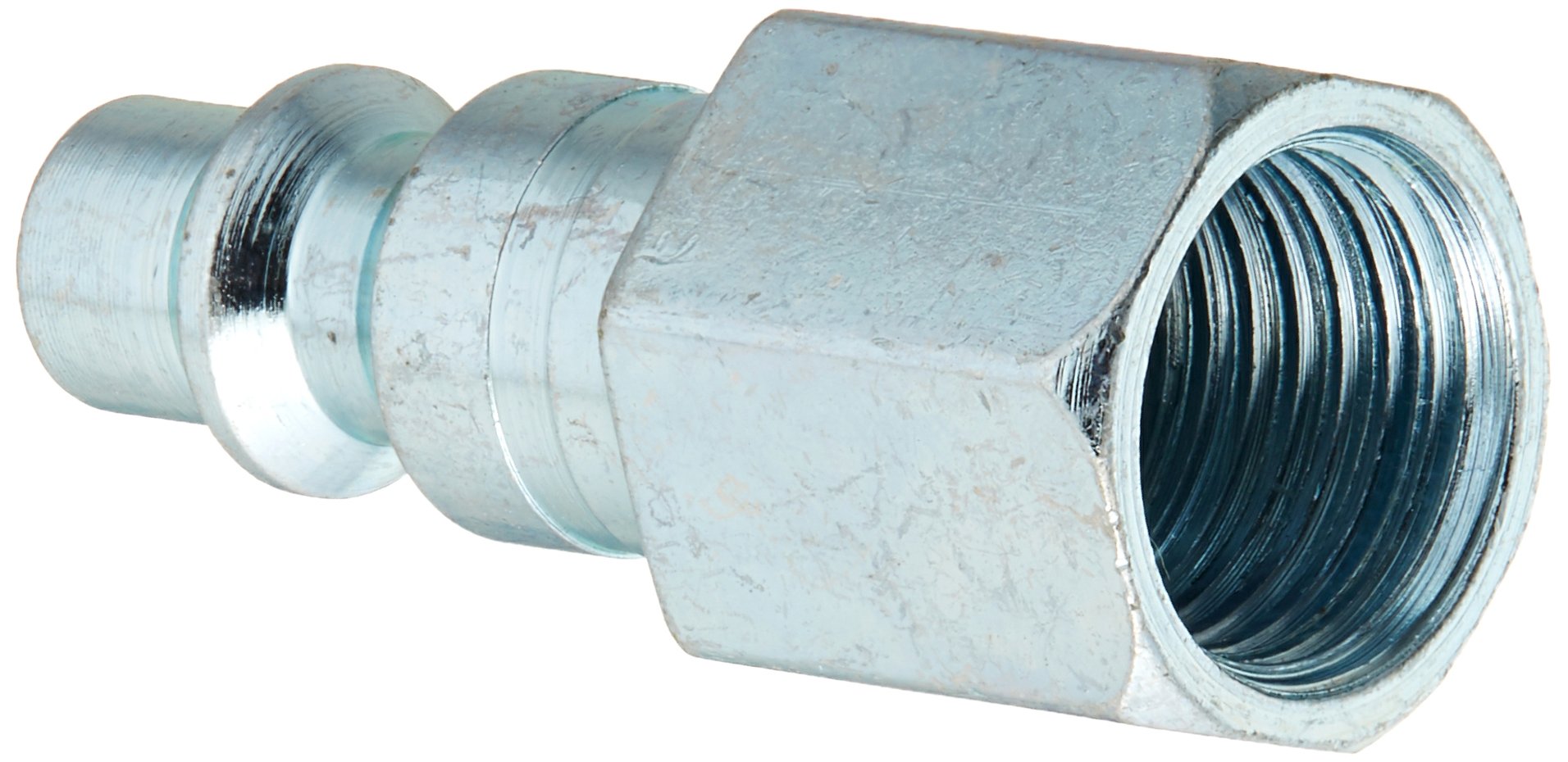 FreemanZ1414MFIP Zinc 1/4" x 1/4" Male to Female Industrial Plug