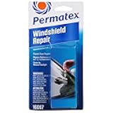 Permatex 16067 Bullseye Windshield Repair Kit, .025 oz. Syringe, .025 Ounce Syringe , White