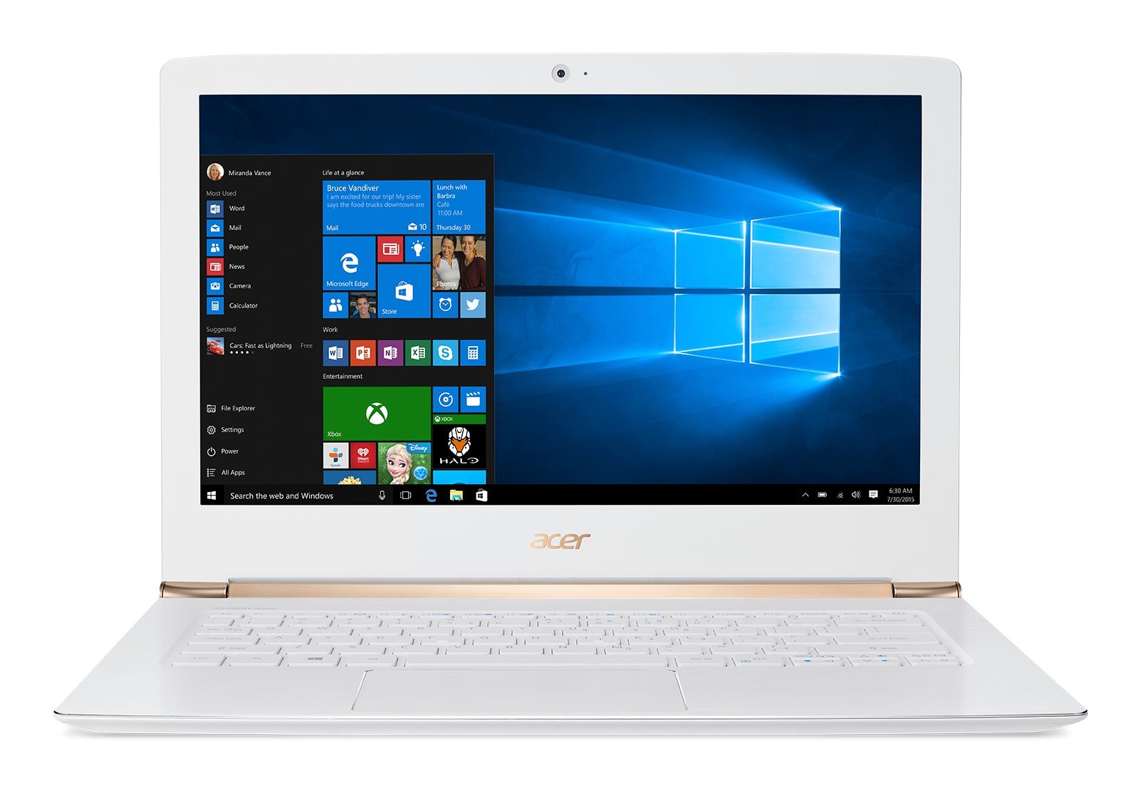 Acer Aspire - Ultrabook 13" Full HD (layout italiano non garantito) bianco
