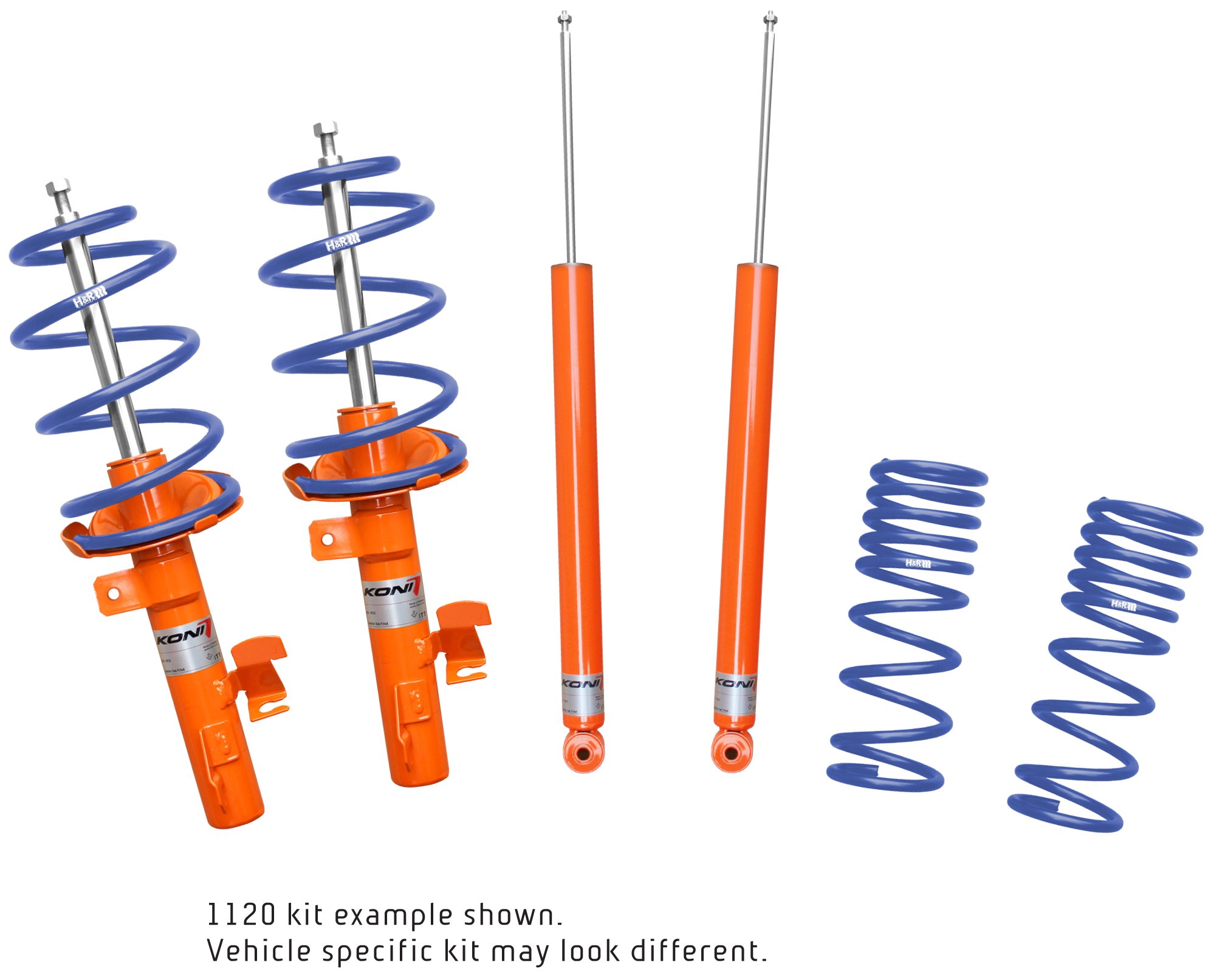 KONI 1120-4352 STR.T zestaw kompatybilny z Lexus IS (Altezza) 200/300 SportCross 1998-2005 - 35/35 mm - waga FA 901 kg- - RA-waga 1021 kg-