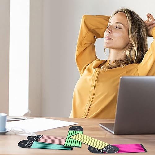 Miniatura 8 de Cinta iluminadora transparente, 1280 pestañas adhesivas translúcidas, tiras largas de resaltado, marcadores de página, pestañas de índice para