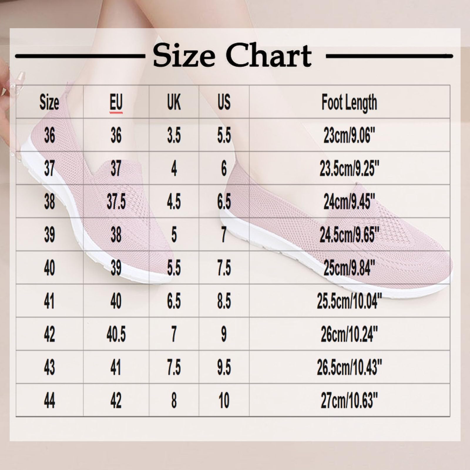 Women's Mesh Walking Shoes Summer Breathable Soft Arch Support Walking Anti-Skid Sports Shoes - 4