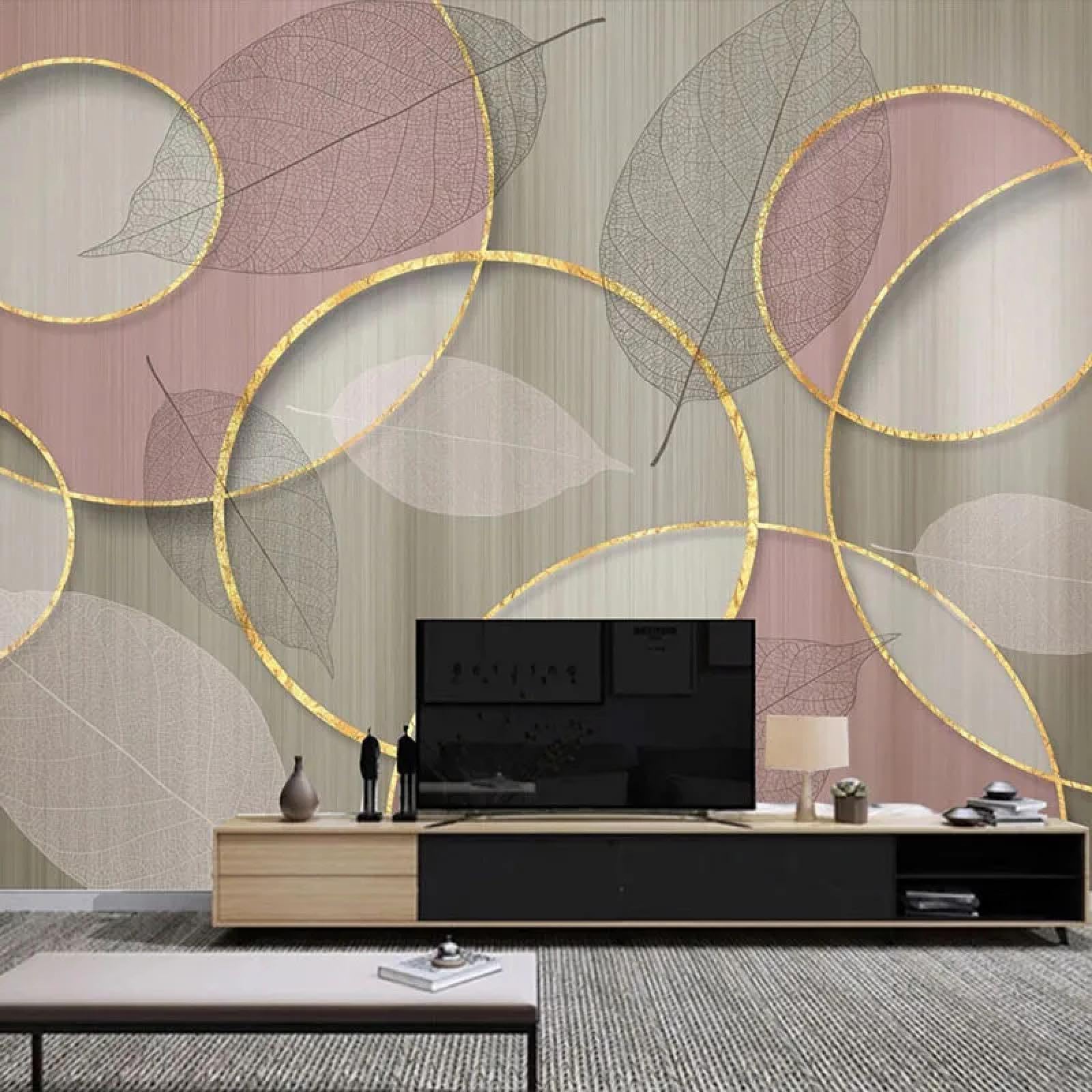 Papier peint mural artistique au fini graphique haut de gamme