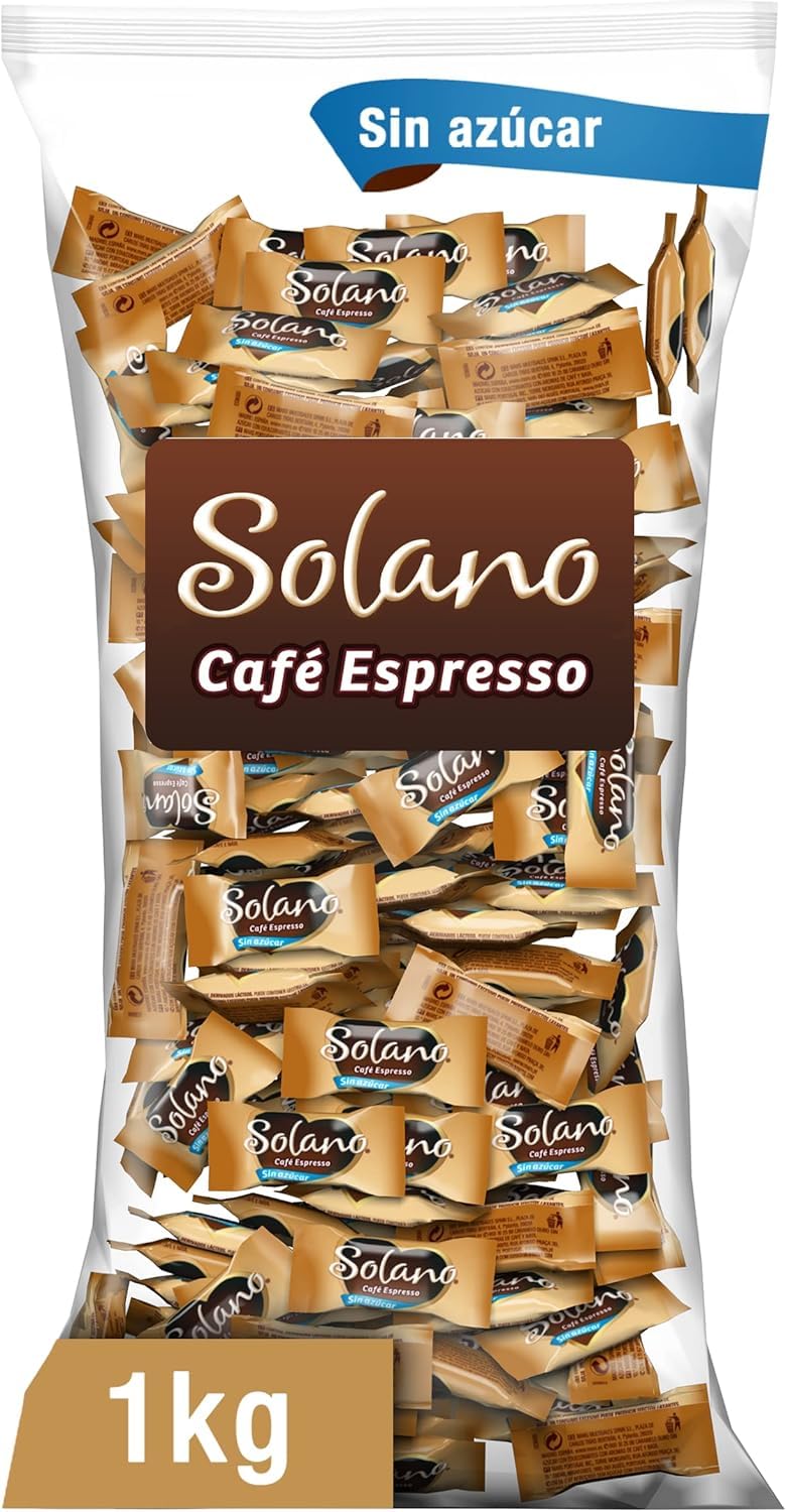 Solano Caramelos Cremosos Sabor Café Sin Azúcar Granel 1kg en oferta en Amazon