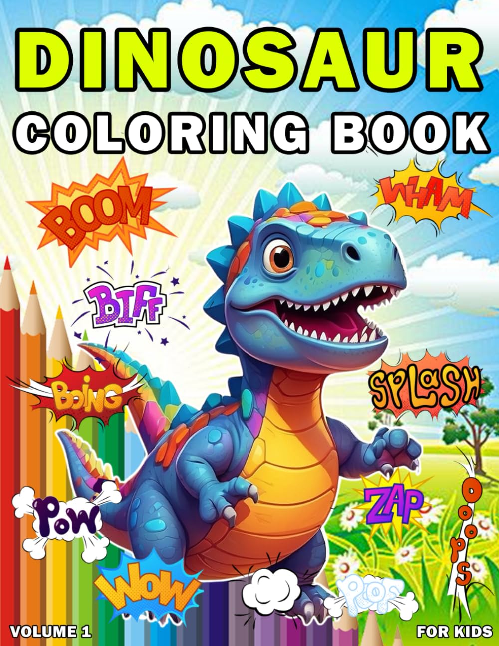 Dinosaur Coloring Book for Kids: easy & Adorable fun Illustrations Colouring Pages For Toddlers and kids simple design (100 Pages Large Size 8.5x11 ... 1 (Dinosaur Coloring Book for Kids - Balila)