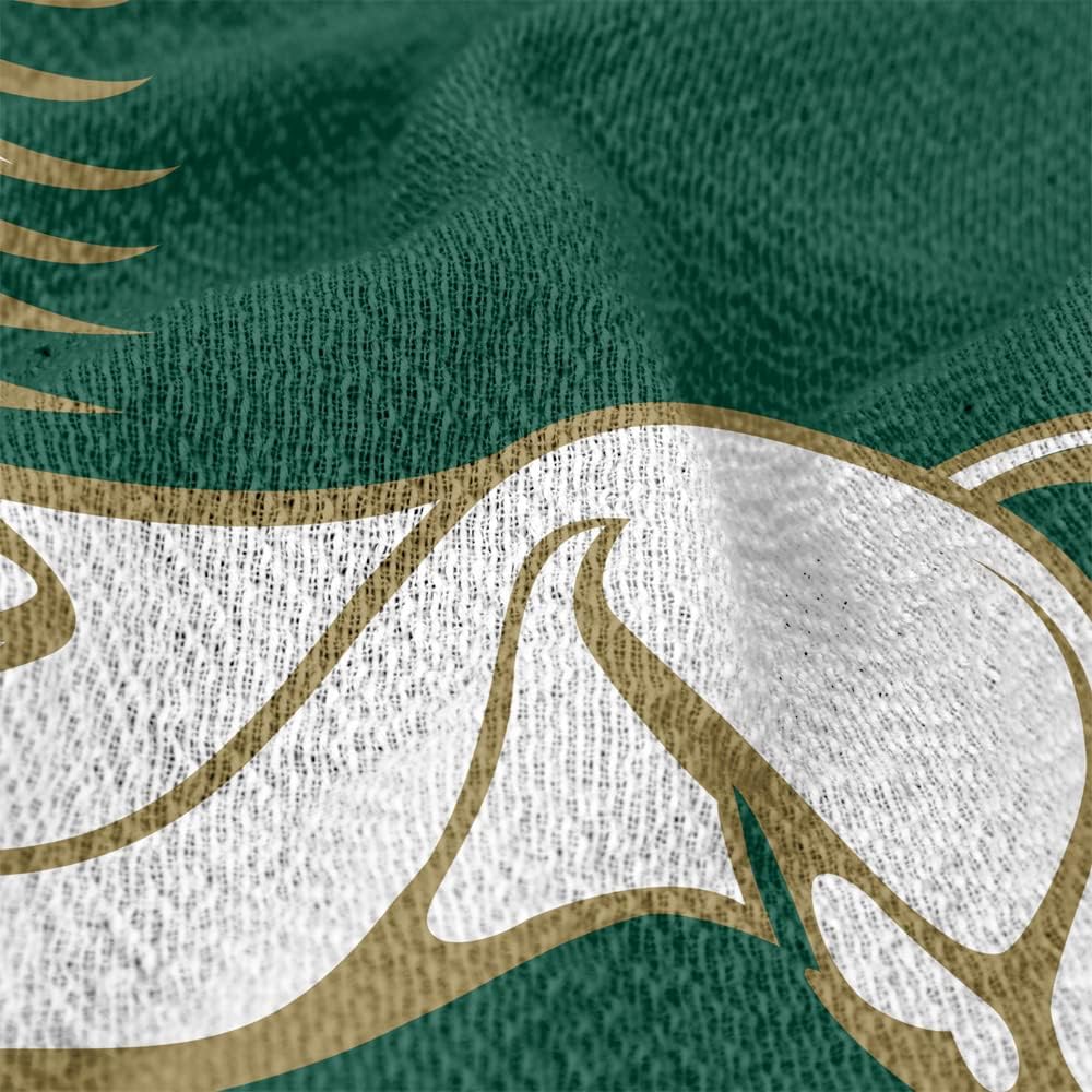 LOGOVISION The Lord of The Rings Blanket, 50"x60" Rohan Banner Woven Tapestry Cotton Blend Fringed Throw Blanket