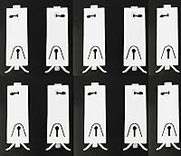 Vista 1 de Reemplazo JSP Manufacturing para Dodge D-Body Ram Clip de retención de moldeo exterior izquierdo o derecho # 6003519 (10)