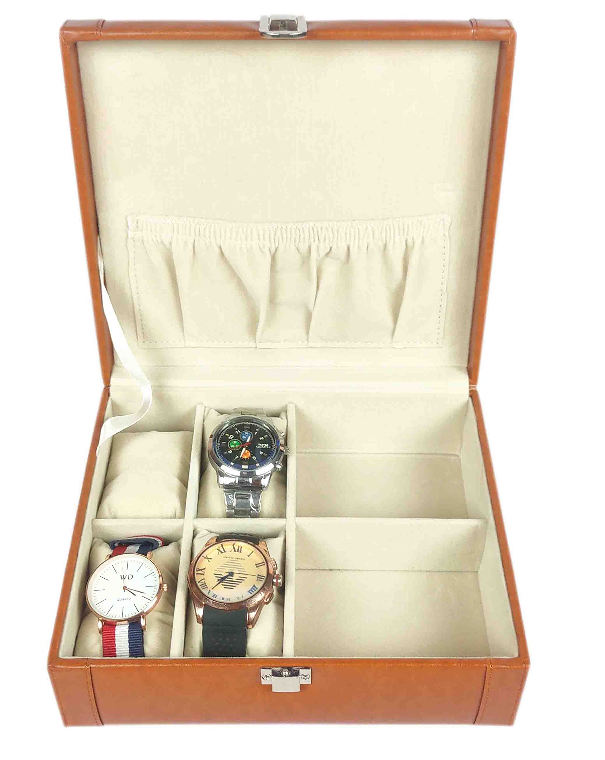 Galaxy Craft Standard watchcase 8 slots (Tan) (B0B86BDLWX) Amazon Price History, Amazon Price Tracker