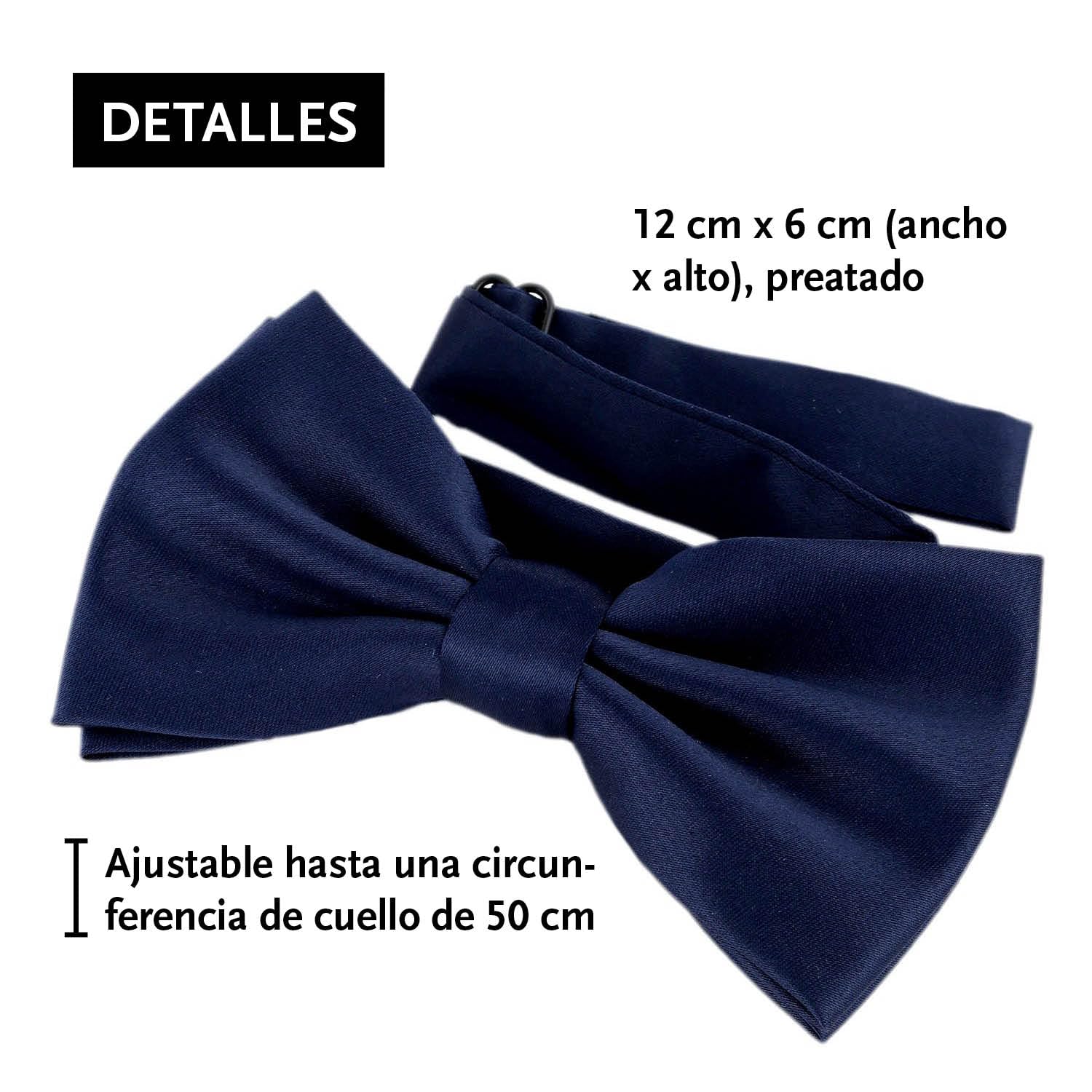 DonDon Set de tirantes y pajarita para hombre, forma de Y, ancho 3,5 cm, hecho a mano - Elegante accesorio para boda, fiesta, smoking