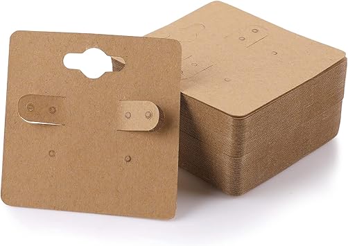Giantree 100 Pcs Earring Display Cards, Hanging Earring