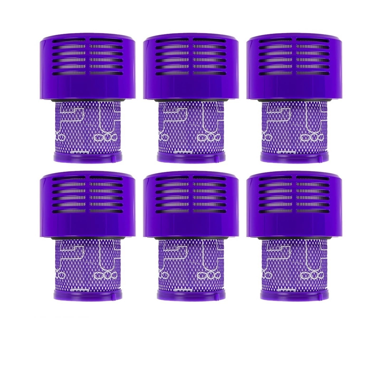 Reemplazo de filtro, Compatible con Dyson, V10 SV12, repuestos de aspiradora, accesorios de filtro HEPA lavables(F)