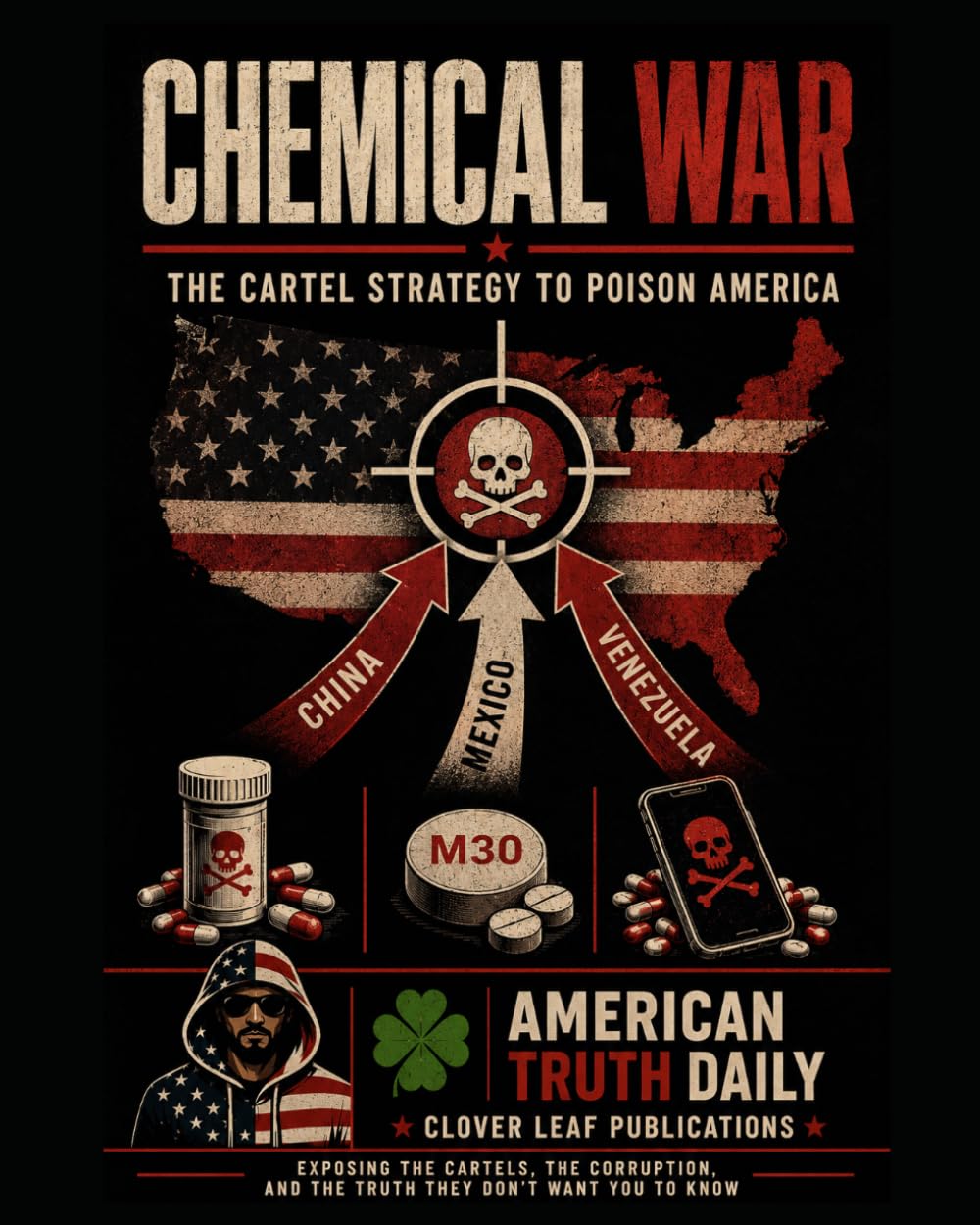 CHEMICAL WAR: The Cartel's Strategy to Poison America: Inside the Fentanyl Crisis, The Bribed Politicians and the Global Crime Network Hiding in Plain Sight (AMERICAN TRUTH DAILY)