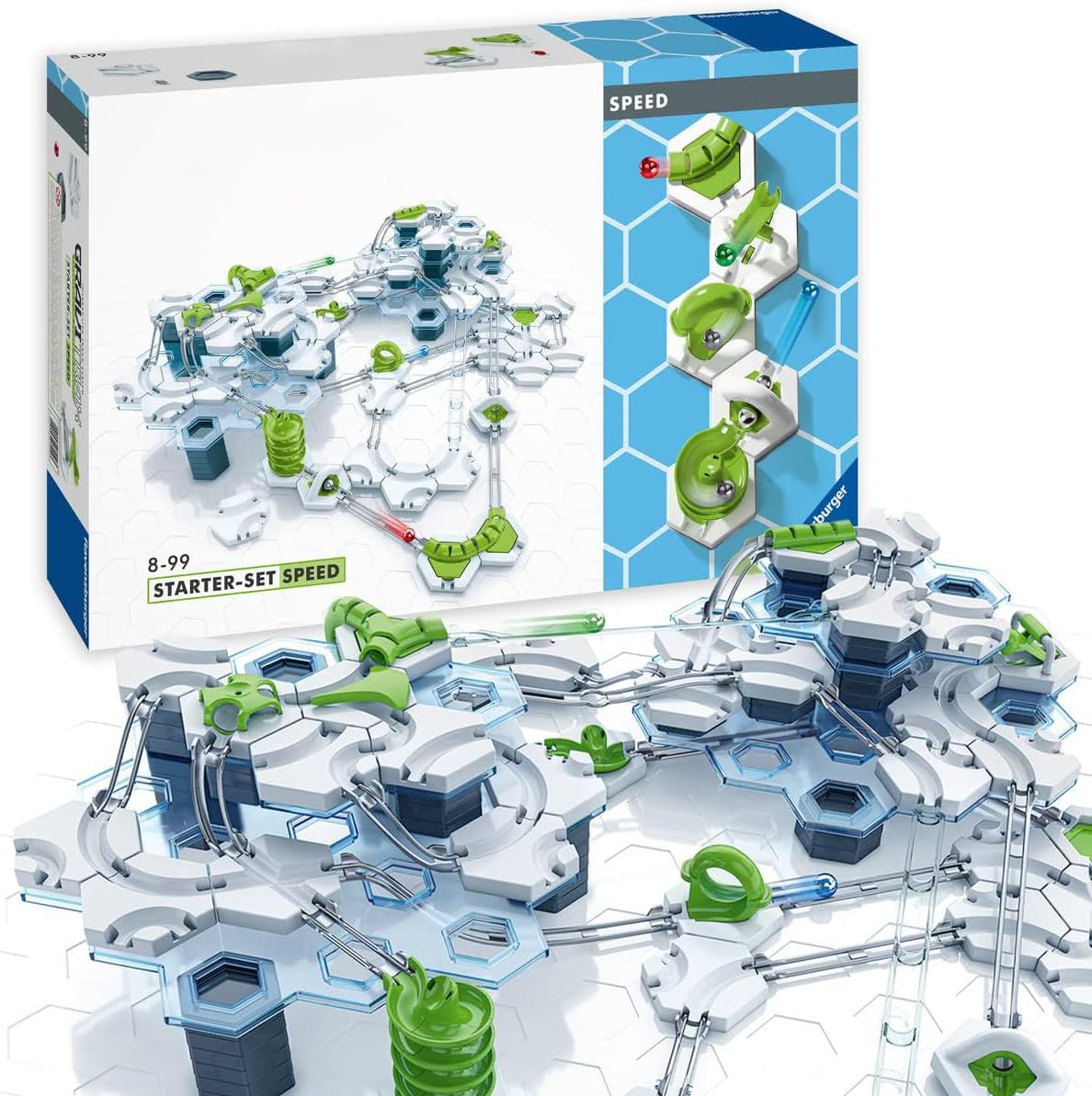 知育玩具 マーブルラン スピードセット 全 185 ピース 誕生日/クリスマスプレゼント向け