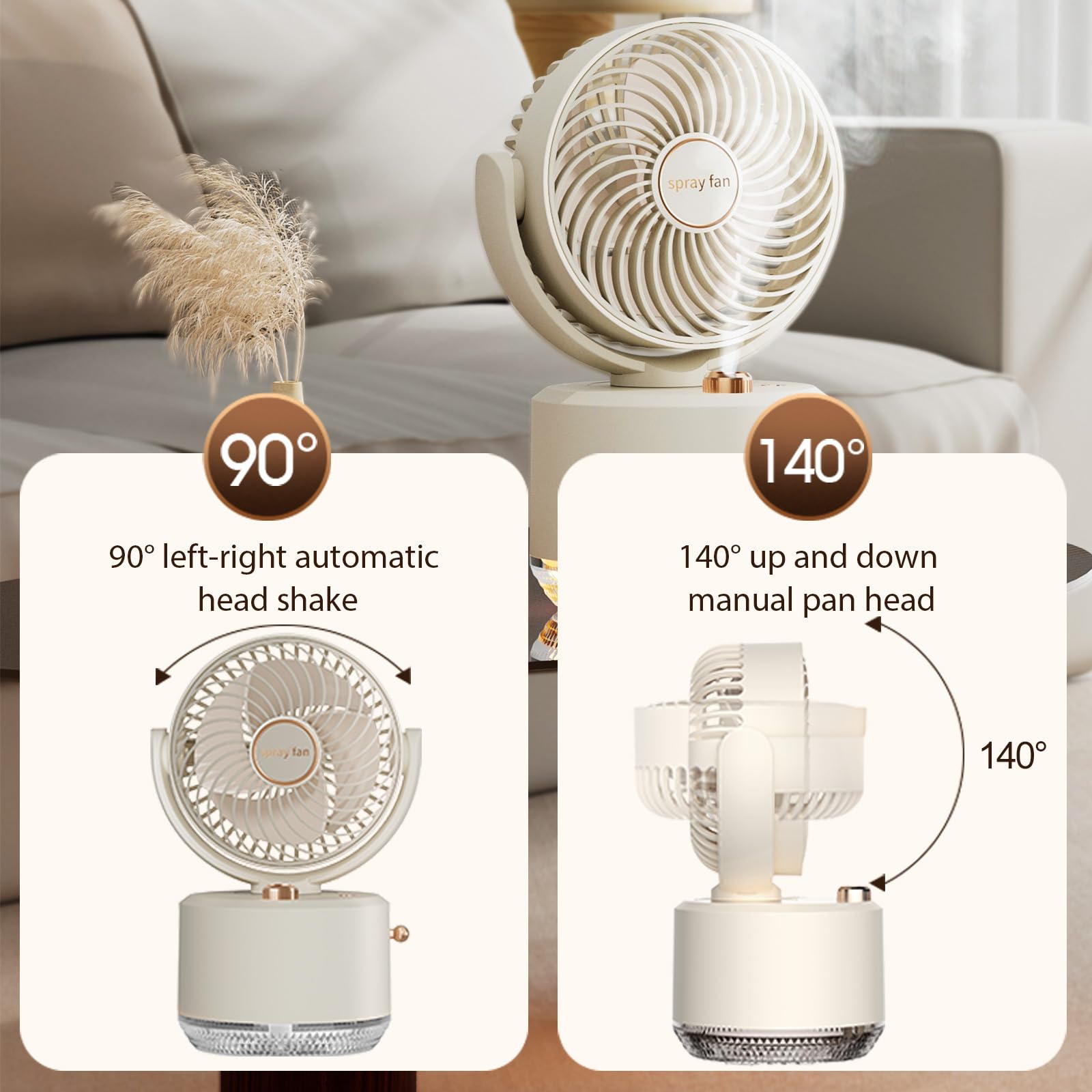Amazon.com: Portable Table Fans, 3 Speeds Air Circulator Fan