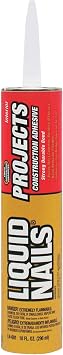 Liquid Nails For Projects And Construction Adhesive