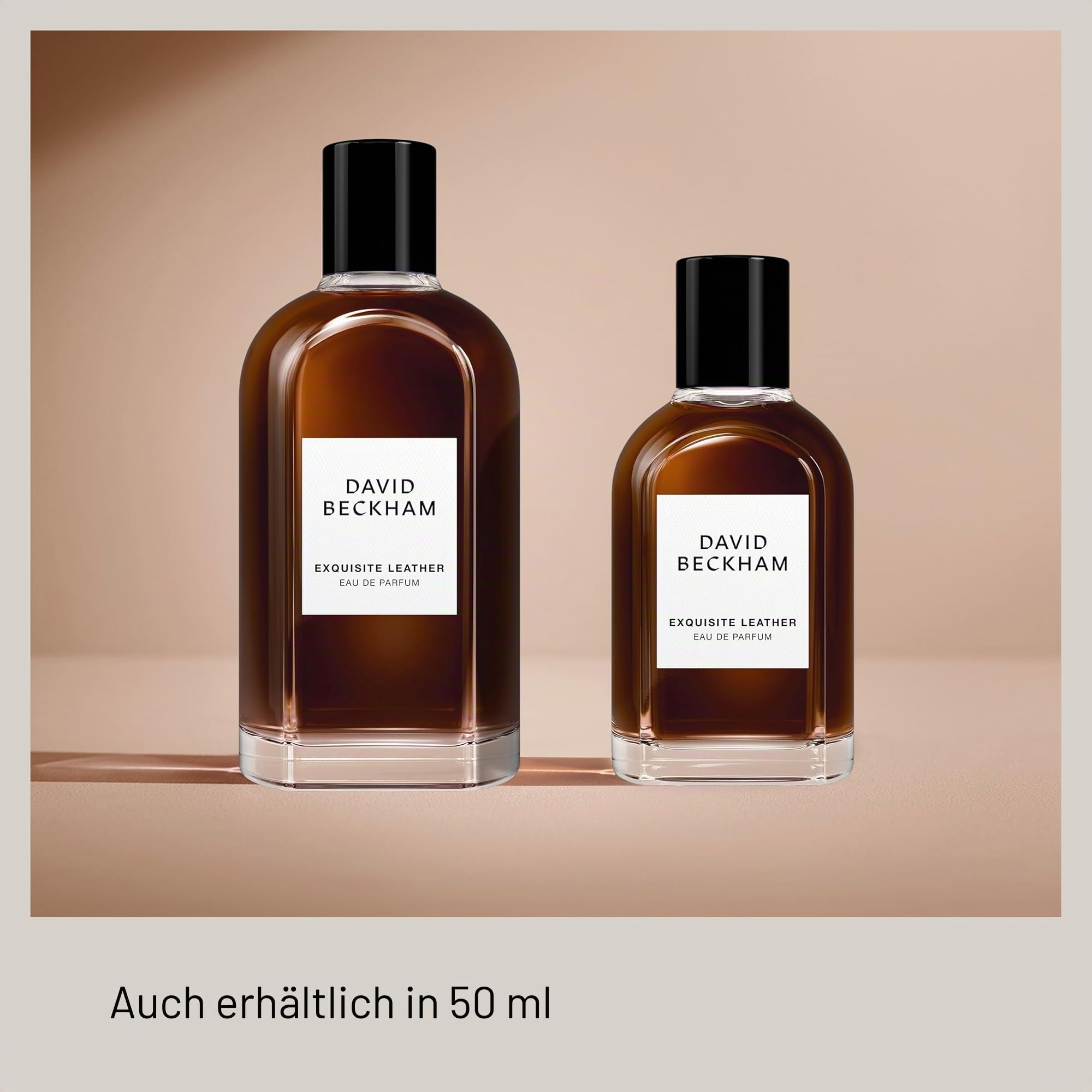 David Beckham Collection, Exquisite Leather, Eau de Parfum für Herren, mit Rauch- und Lederakkord – Duft für Herren, 100 ml