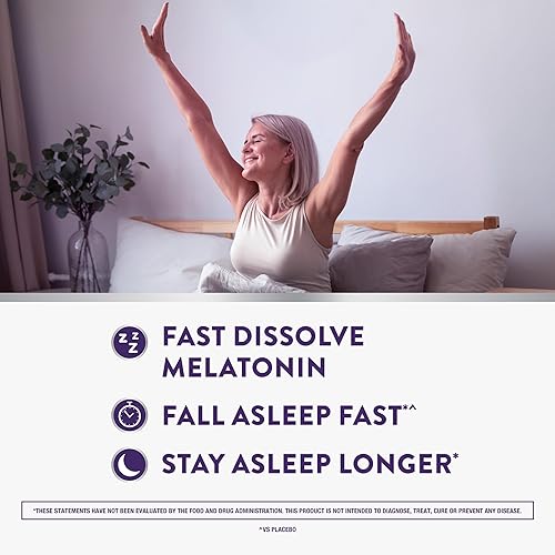 Miniatura 4 de ZzzQuil Pure Zzzs - Melatonina de disolución rápida, melatonina de 10 mg, suplemento de ayuda para dormir, ayuda para dormir para adultos, sabor a