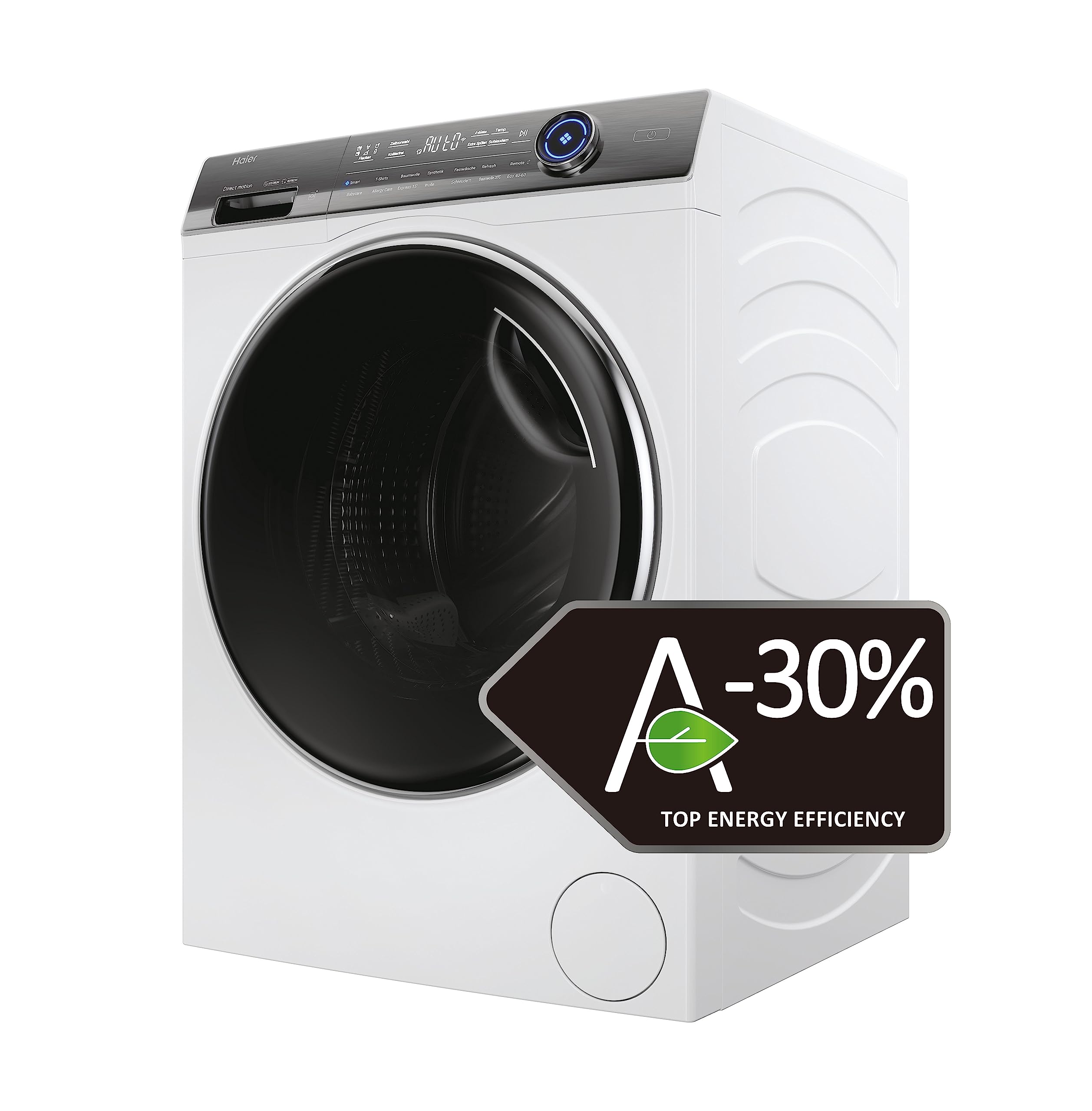 Haier Frontlader Waschmaschine 11kg I-PRO Serie 7 Plus HW110-B14979U1 | 30% effizienter als Klasse A, Direct Motion Motor, Wi-Fi & hOn App, Refresh-Programm & Fleckenoptionen, Vollwasserschutz