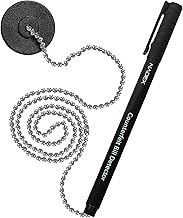 Nadex Secure Counterfeit Pen Attaches to Counter, (Gold for Real - Black for Fake), Detect Counterfeit Bills - 1 Pen, 1 Base