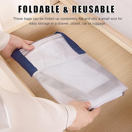 Miniatura 4 de Bolsas de almacenamiento transparentes con cremallera, capacidad extra grande de 75 L, armario, organizador de almacenamiento debajo de la cama para