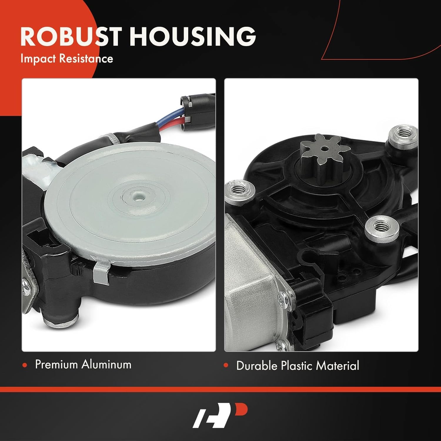 A-Premium Power Window Lift Motor Compatible with Jeep Grand Cherokee, Grand Wagoneer & Dodge Ram 1500, Ram 2500, Ram 3500, Dakota, Stratus & Chrysler Sebring, Cirrus & Plymouth Breeze