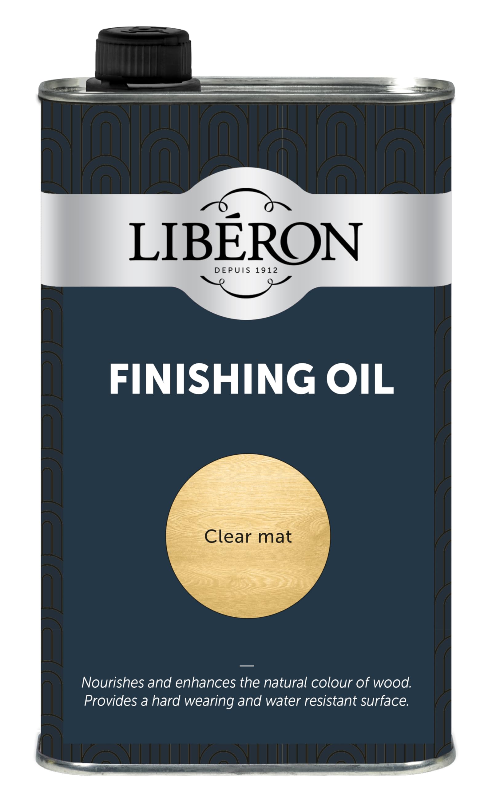 Libéron Finishing Oil - Traditional Protection for Interior Wood - Hard-Wearing & Water-Resistant Finish - Ideal for Kitchens & Bathrooms - Clear - 1 Litre