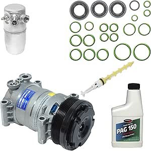UAC KT 1389 Universal A/C Compressor & Component Kit - Complete Replacement Kit With Drier, Expansion Valve & PAG Oil