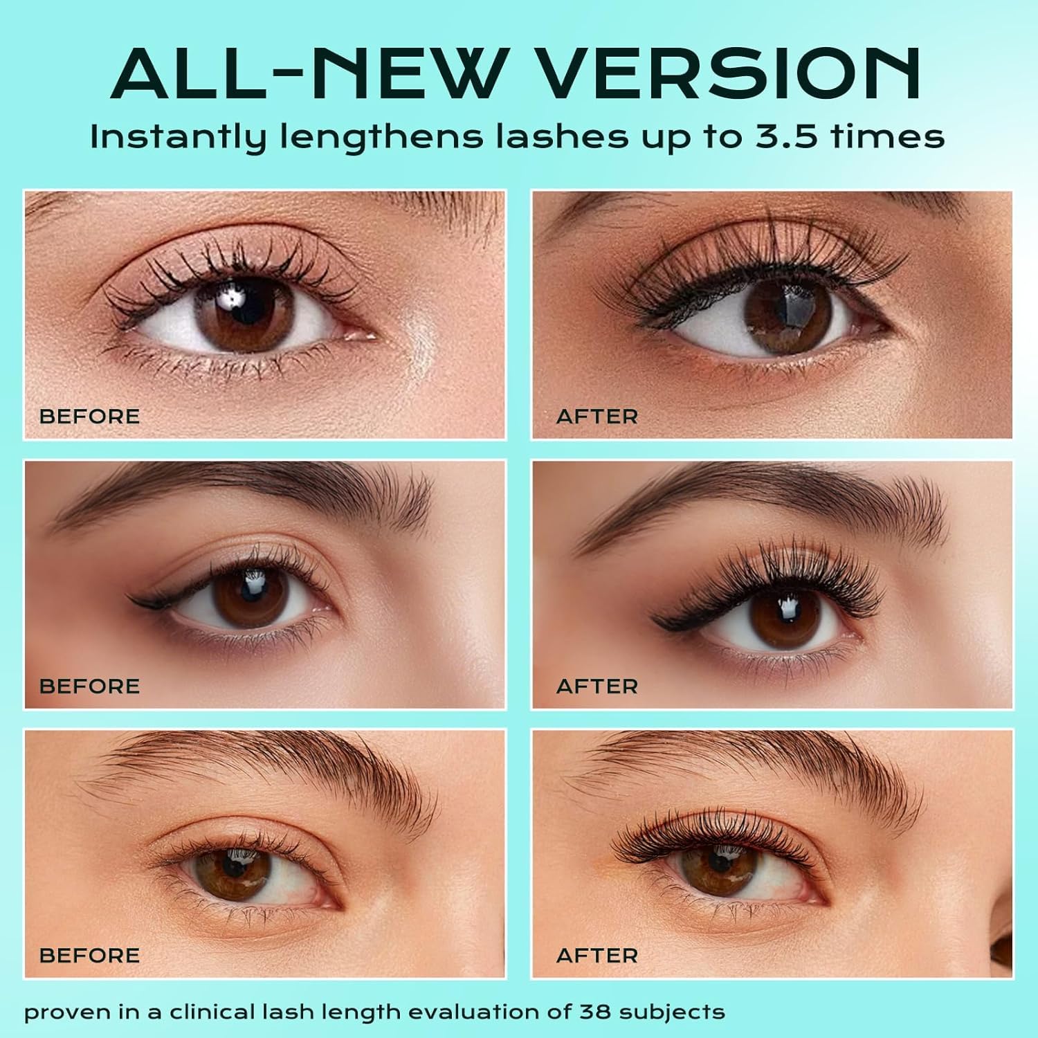 Thrive Mascara Extensions, Tubing Mascara Cosmetics, Waterproof Smudge-Proof Natural No Clumping Thick and Slender Lasting All Day (Rich Black 10.7g/0.38 OZ) — view 4
