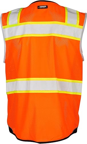 Miniatura 4 de ML Kishigo Chaleco de seguridad ANSI Clase 2 serie negra 15151516 Negro