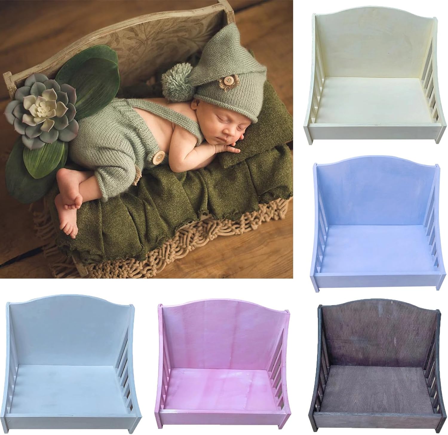 Fiarfiar] 写真用の木ベッド古い小道具を作る写真スタジオシャワーギフト幼児小道具ポーズ家具スタジオ Amazon.co.jp: ベビー写真小道具  木製ベッド 写真撮影用ベッド用 古いベッドの写真撮影小道具 ベビーフォトスタジオ : 家電＆カメラ [xromtbem] 写真用木製ベッド 古い小道具を作る 写真スタジオ シャワー ギフト 新生児ポーズ小道具 家具 写真小道具椅子