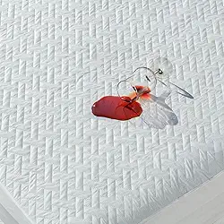 Protetor de Colchão Impermeável - Silencioso, Durável, Respirável, Não Alérgico, Fácil de Lavar e Ajustável - Solteiro, Casal, Queen e King (CASAL)