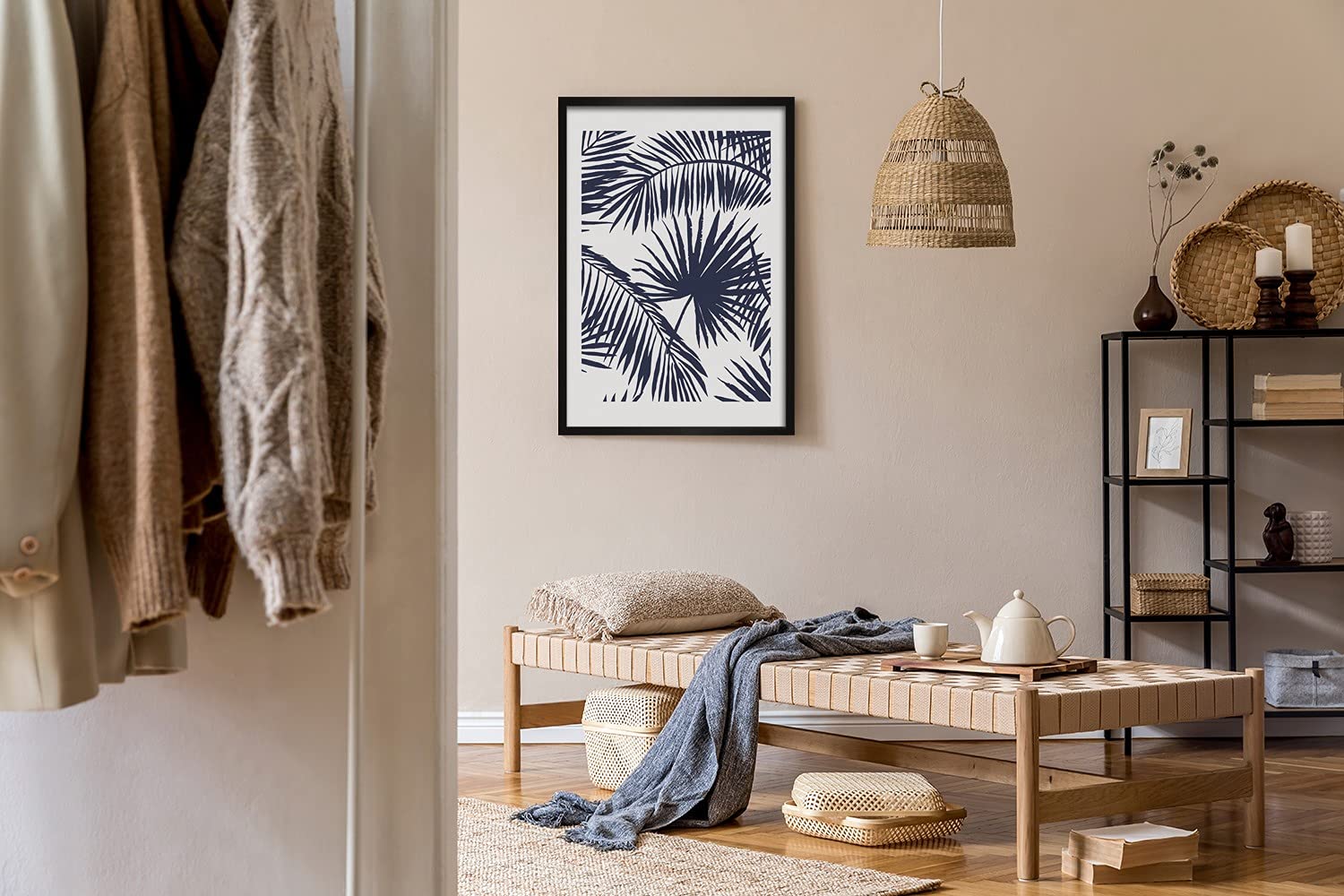 Tulup Photo MDF 100x70cm Cadre Le salon Décor Aster