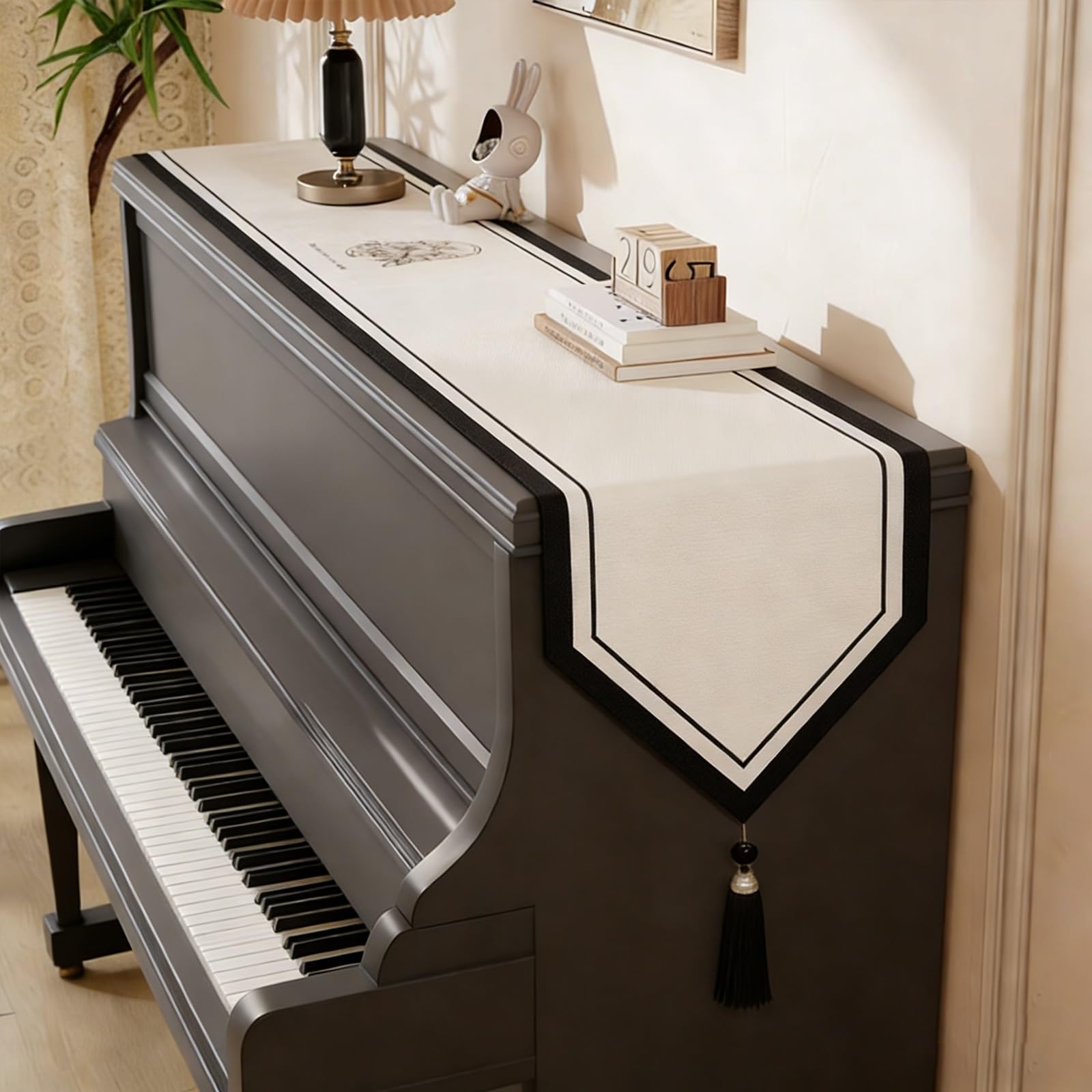 Tapis de couloir de piano imperméable et anti-poussière pour meuble