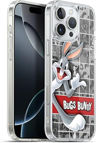 Miniatura 78 de Head Case Designs Funda de gel suave con licencia oficial de Looney Tunes Retro Bugs Bunny compatible con Apple iPhone 11 Pro Max Retro,Blanco y