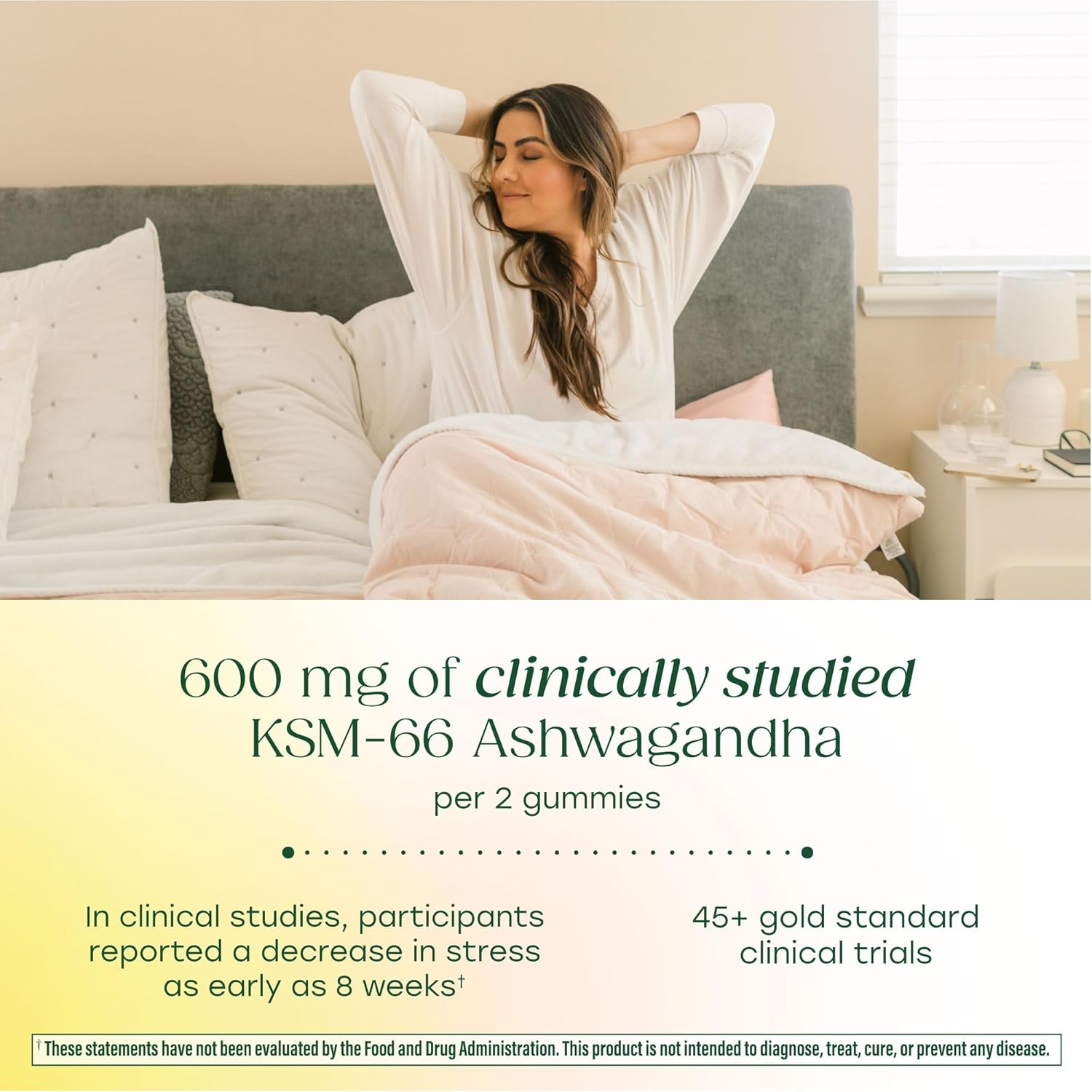 MegaFood Zero Sugar Ashwagandha Gummies - with Clinically Studied Ashwagandha KSM 66 - Cortisol Reducer & Stress Support - Mixed Berry Flavor, No Gelatin, Vegan - 60 Gummy Vitamins, 30 Servings