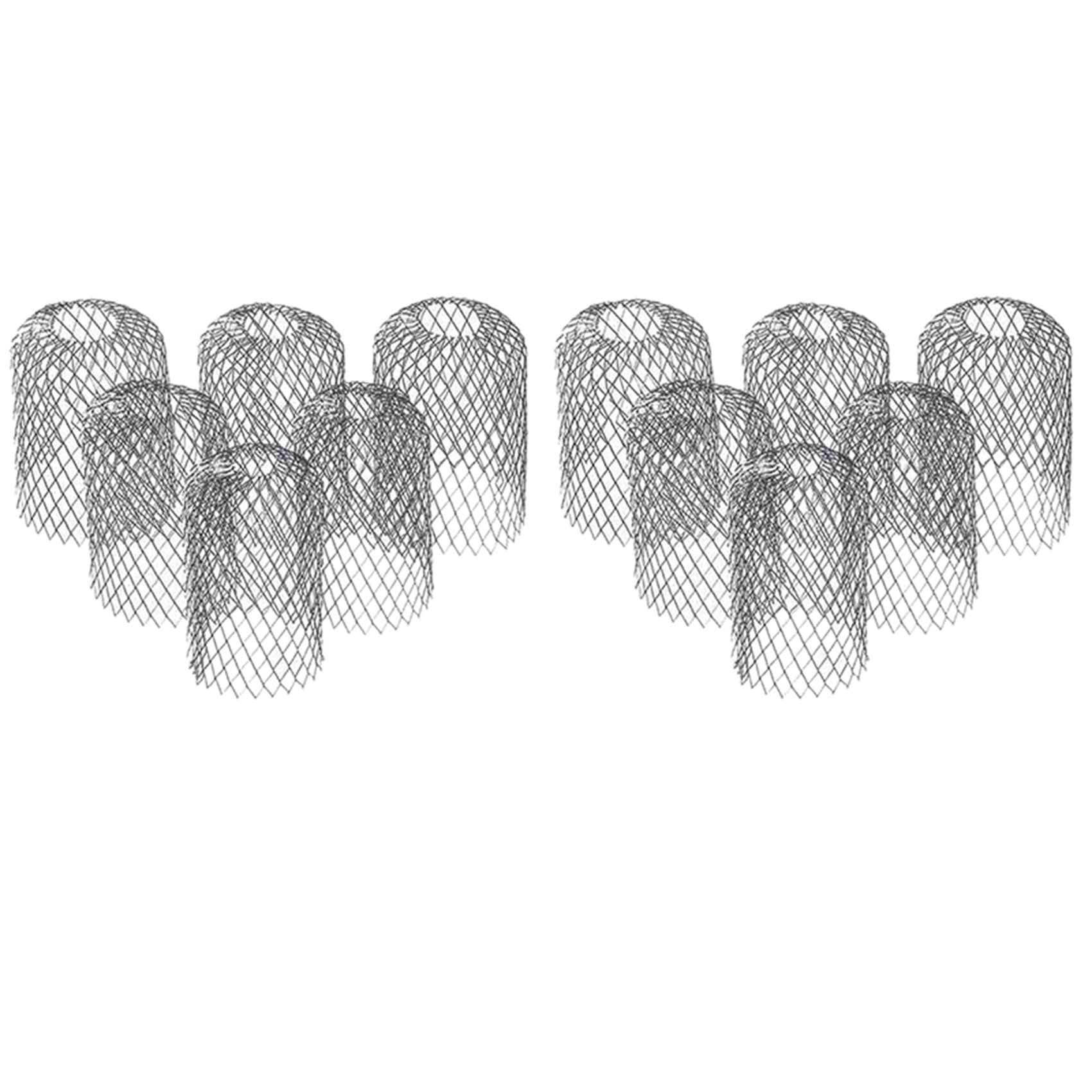 Jnchdghwa 12 Pack Gutter Guard 3 Inch Expandable Aluminium Filter Strainer Gutter Downspout Guard for Stopping Blockage Leaves